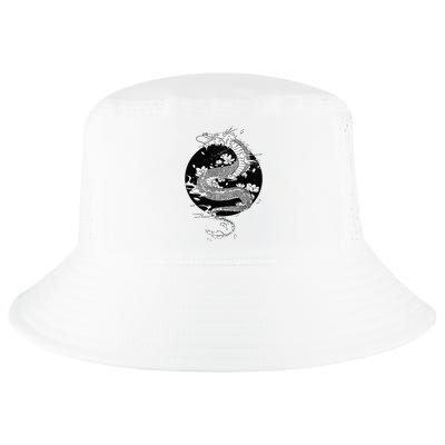 Japanese Dragon Art Japanese Flag Vintage Retro Japan Cool Comfort Performance Bucket Hat