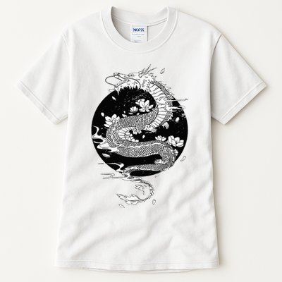 Japanese Dragon Art Japanese Flag Vintage Retro Japan Tall T-Shirt