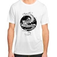 Japanese Dragon Art Japanese Flag Vintage Retro Japan Adult ChromaSoft Performance T-Shirt