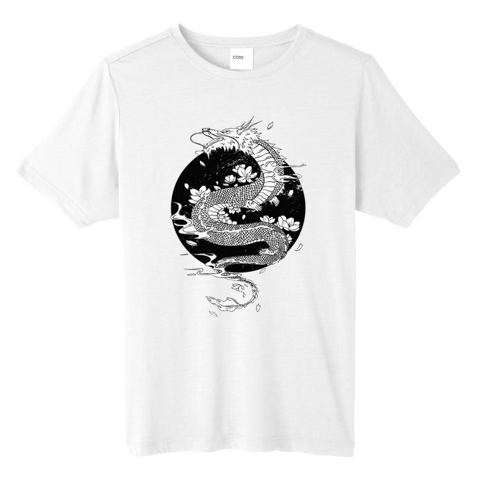 Japanese Dragon Art Japanese Flag Vintage Retro Japan Tall Fusion ChromaSoft Performance T-Shirt