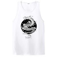 Japanese Dragon Art Japanese Flag Vintage Retro Japan PosiCharge Competitor Tank