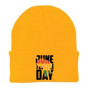 Juneteenth Day African American Pride Knit Cap Winter Beanie