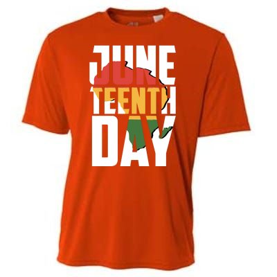 Juneteenth Day African American Pride Cooling Performance Crew T-Shirt