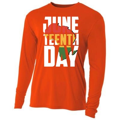 Juneteenth Day African American Pride Cooling Performance Long Sleeve Crew