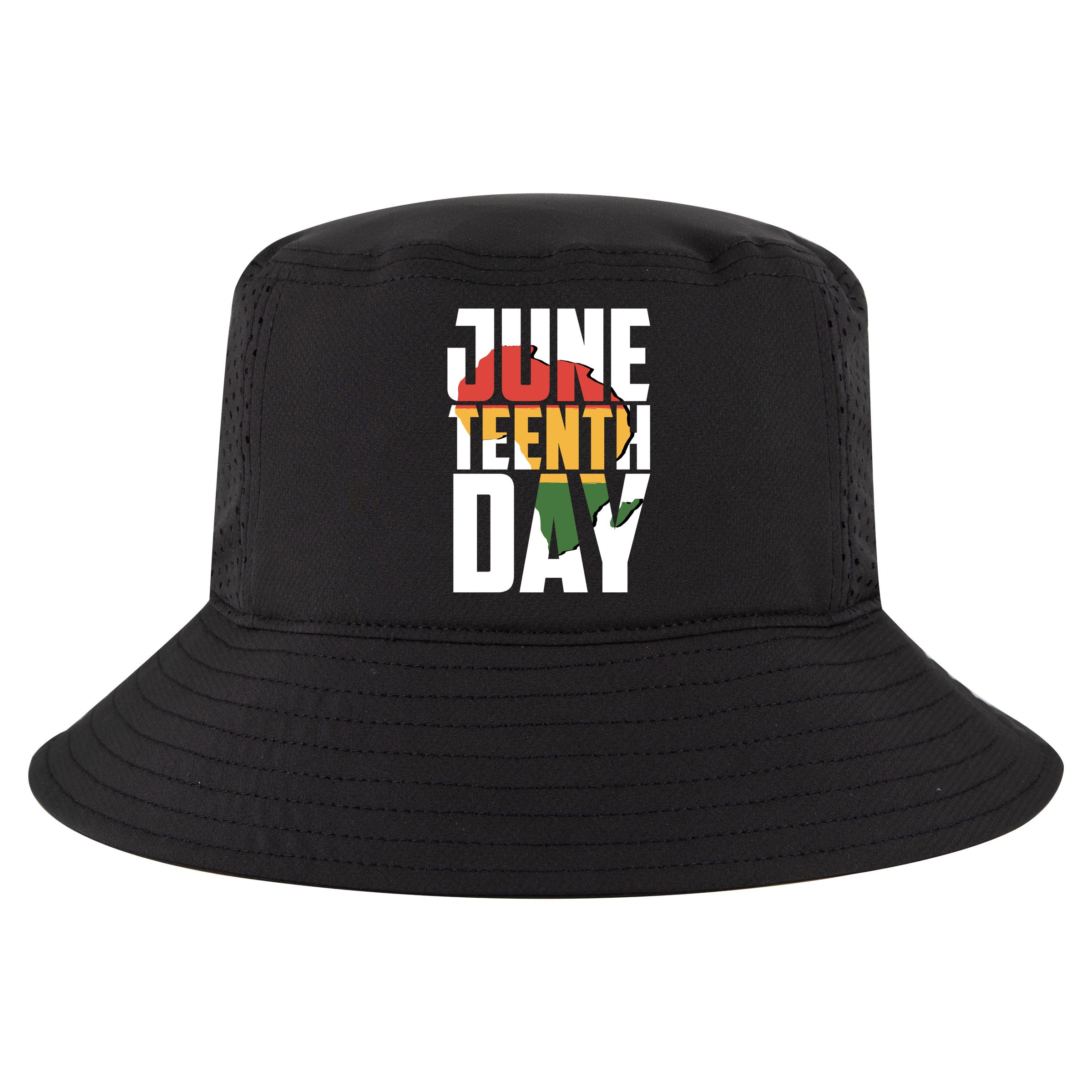 Juneteenth Day African American Pride Cool Comfort Performance Bucket Hat
