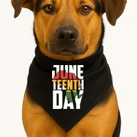 Juneteenth Day African American Pride USA-Made Doggie Bandana