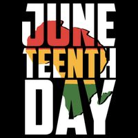 Juneteenth Day African American Pride USA-Made Doggie Bandana