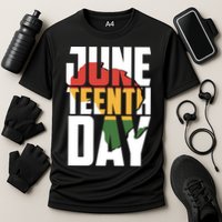 Juneteenth Day African American Pride Cooling Performance Crew T-Shirt