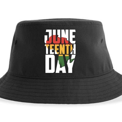 Juneteenth Day African American Pride Sustainable Bucket Hat