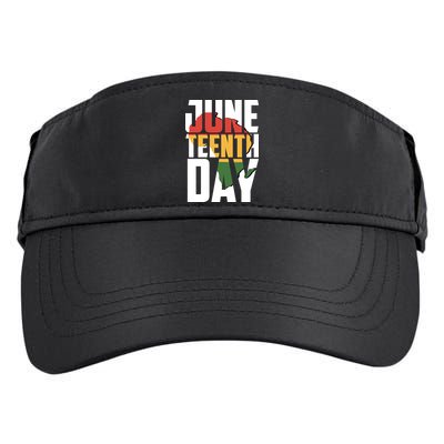 Juneteenth Day African American Pride Adult Drive Performance Visor