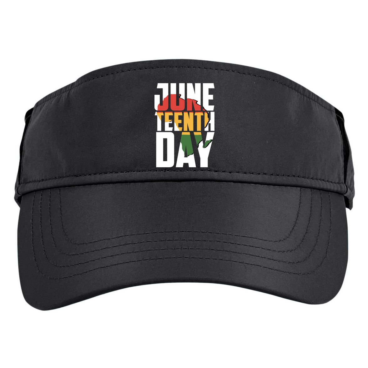 Juneteenth Day African American Pride Adult Drive Performance Visor