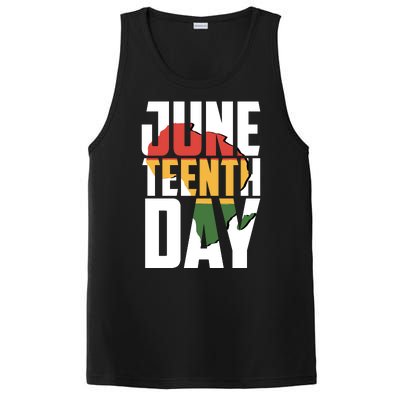 Juneteenth Day African American Pride PosiCharge Competitor Tank