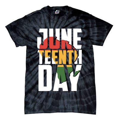 Juneteenth Day African American Pride Tie-Dye T-Shirt
