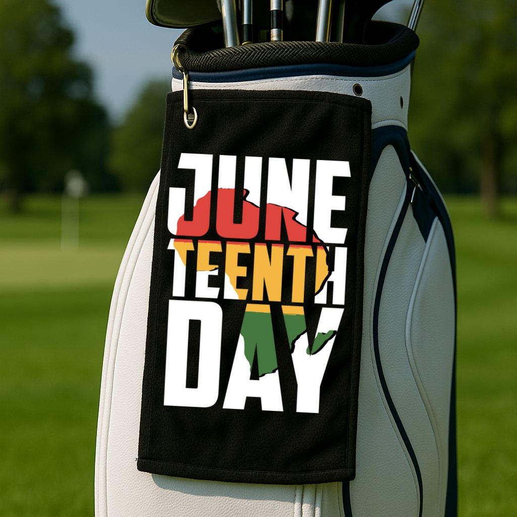 Juneteenth Day African American Pride Golf Towel