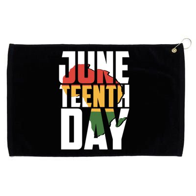 Juneteenth Day African American Pride Grommeted Golf Towel