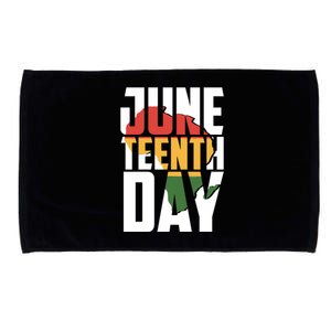 Juneteenth Day African American Pride Microfiber Hand Towel