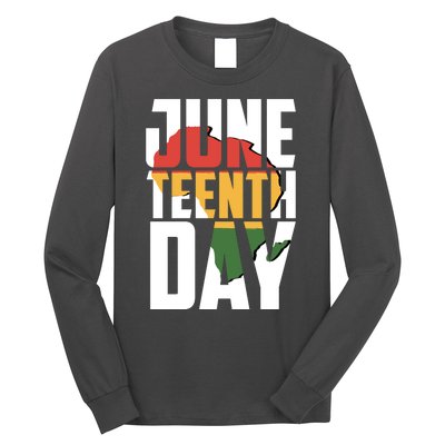 Juneteenth Day African American Pride Long Sleeve Shirt