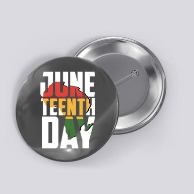 Juneteenth Day African American Pride Button