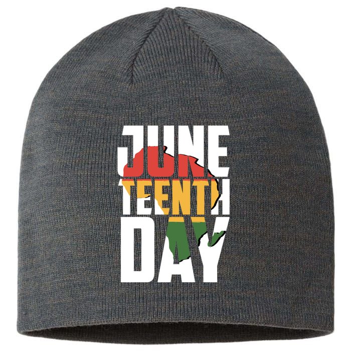 Juneteenth Day African American Pride Sustainable Beanie