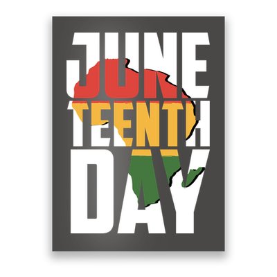 Juneteenth Day African American Pride Poster