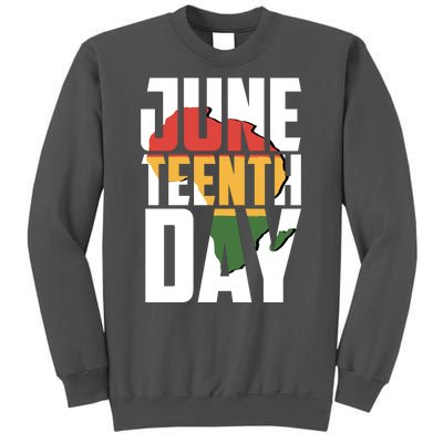 Juneteenth Day African American Pride Tall Sweatshirt