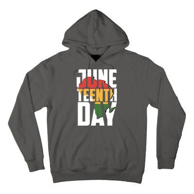 Juneteenth Day African American Pride Tall Hoodie