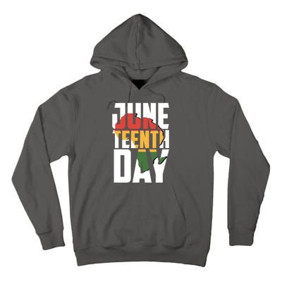 Juneteenth Day African American Pride Tall Hoodie