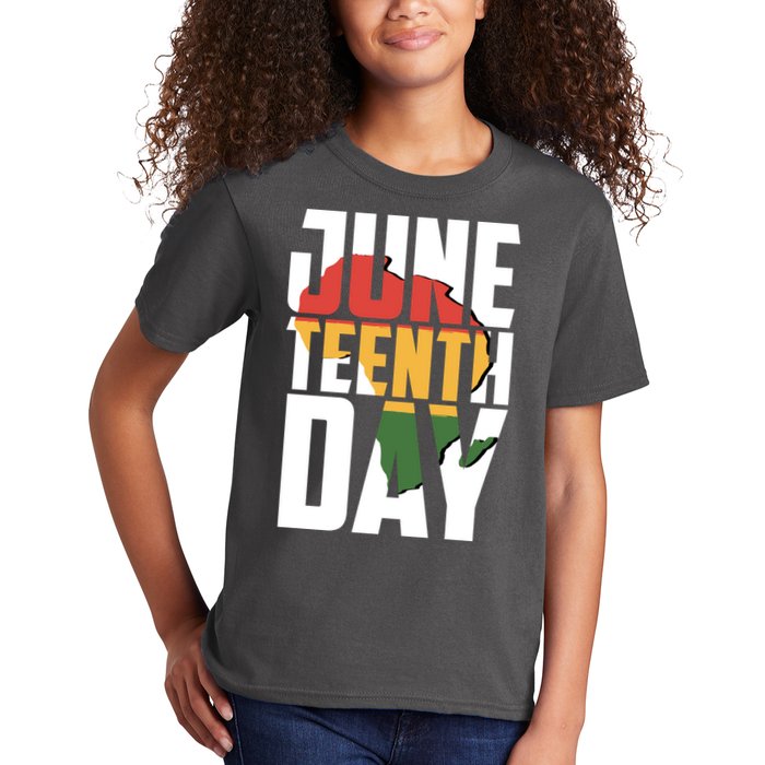 Juneteenth Day African American Pride Kids T-Shirt