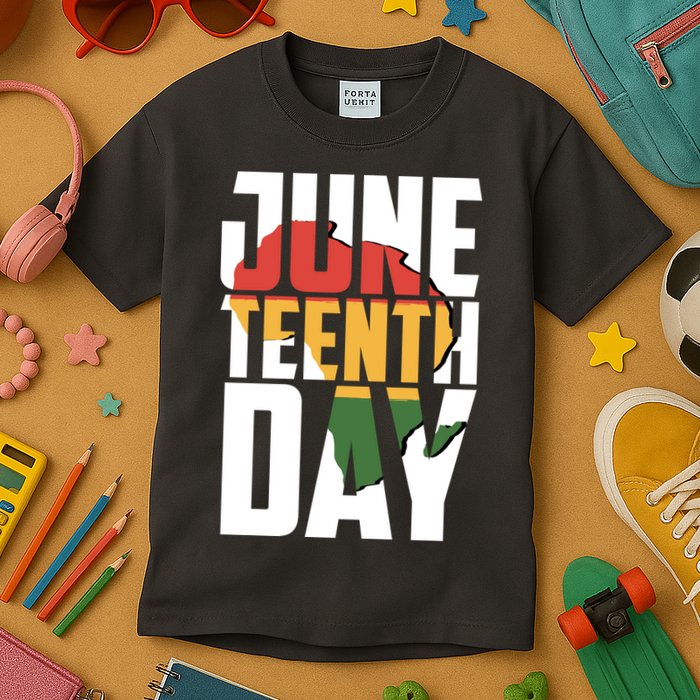 Juneteenth Day African American Pride Kids T-Shirt