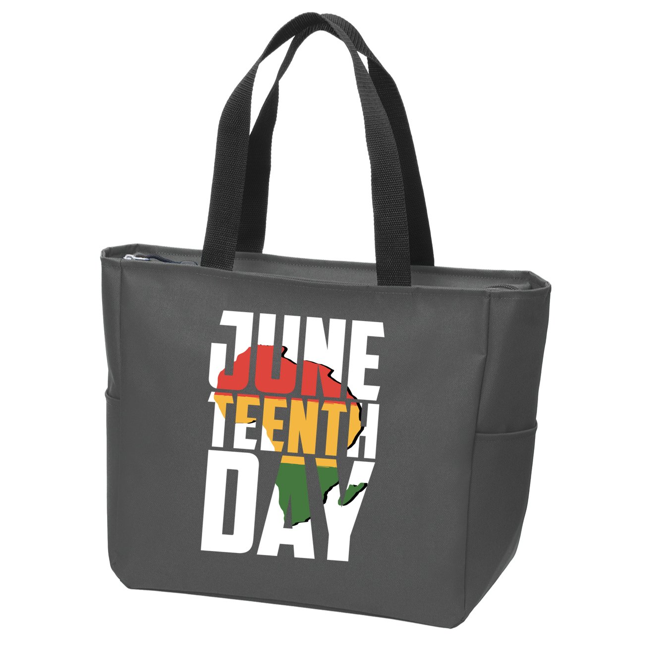 Juneteenth Day African American Pride Zip Tote Bag