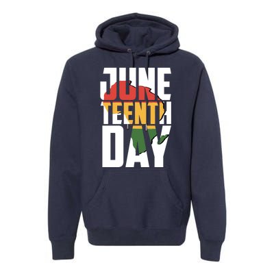 Juneteenth Day African American Pride Premium Hoodie