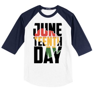 Juneteenth Day African American Pride Baseball Sleeve Shirt