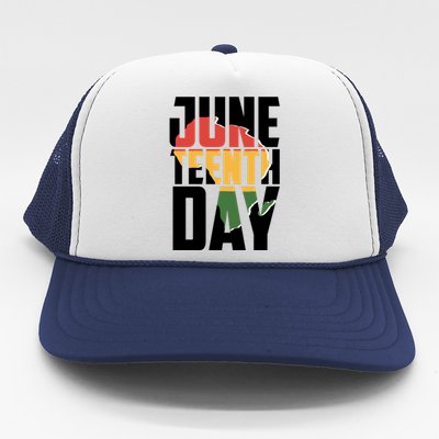 Juneteenth Day African American Pride Trucker Hat