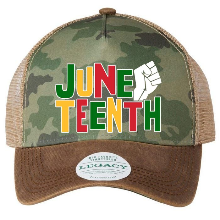 Juneteenth Day Black Power Legacy Tie Dye Trucker Hat