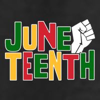 Juneteenth Day Black Power 7 Panel Mesh Trucker Snapback Hat