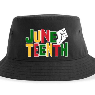 Juneteenth Day Black Power Sustainable Bucket Hat
