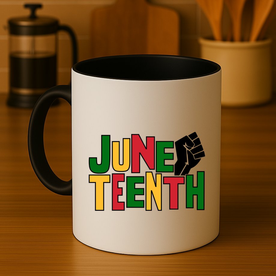 Juneteenth Day Black Power Mug
