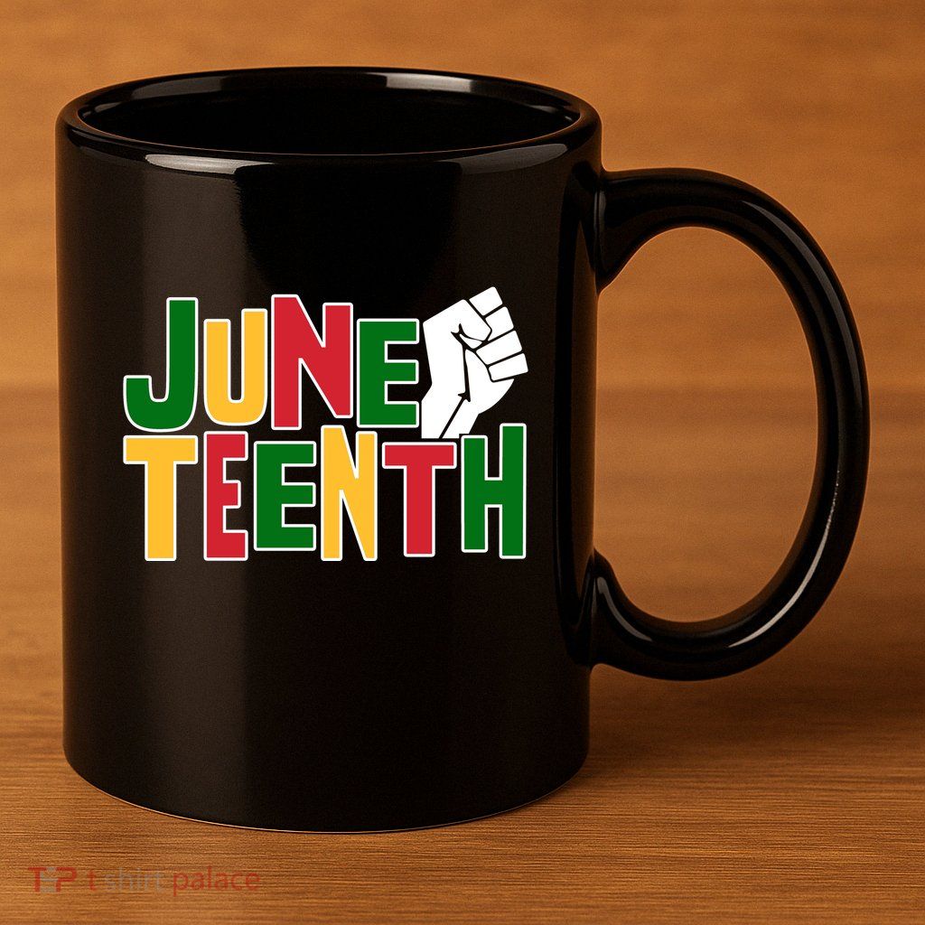 Juneteenth Day Black Power 11oz C Handle Ceramic Mug