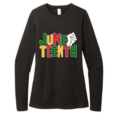 Juneteenth Day Black Power Womens CVC Long Sleeve Shirt