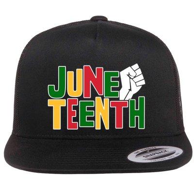 Juneteenth Day Black Power Flatbill Hat