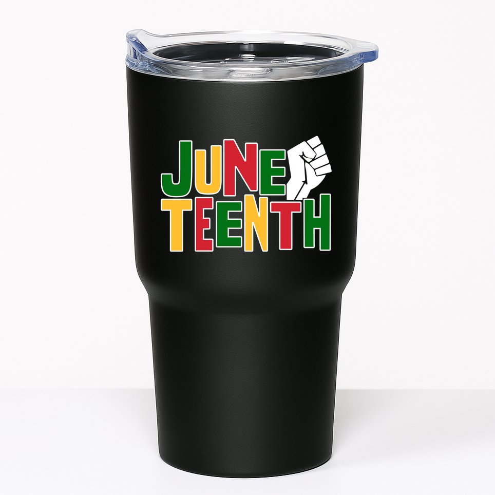 Juneteenth Day Black Power Tumbler