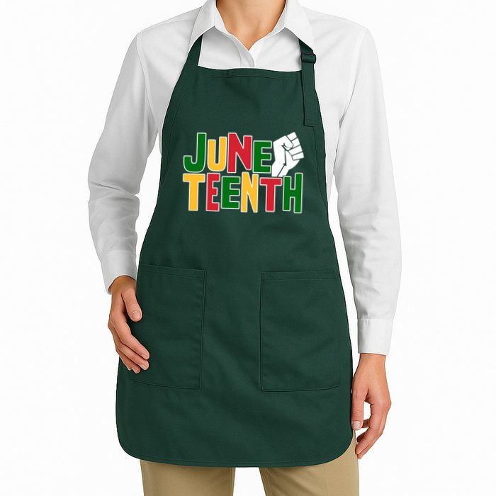 Juneteenth Day Black Power Apron