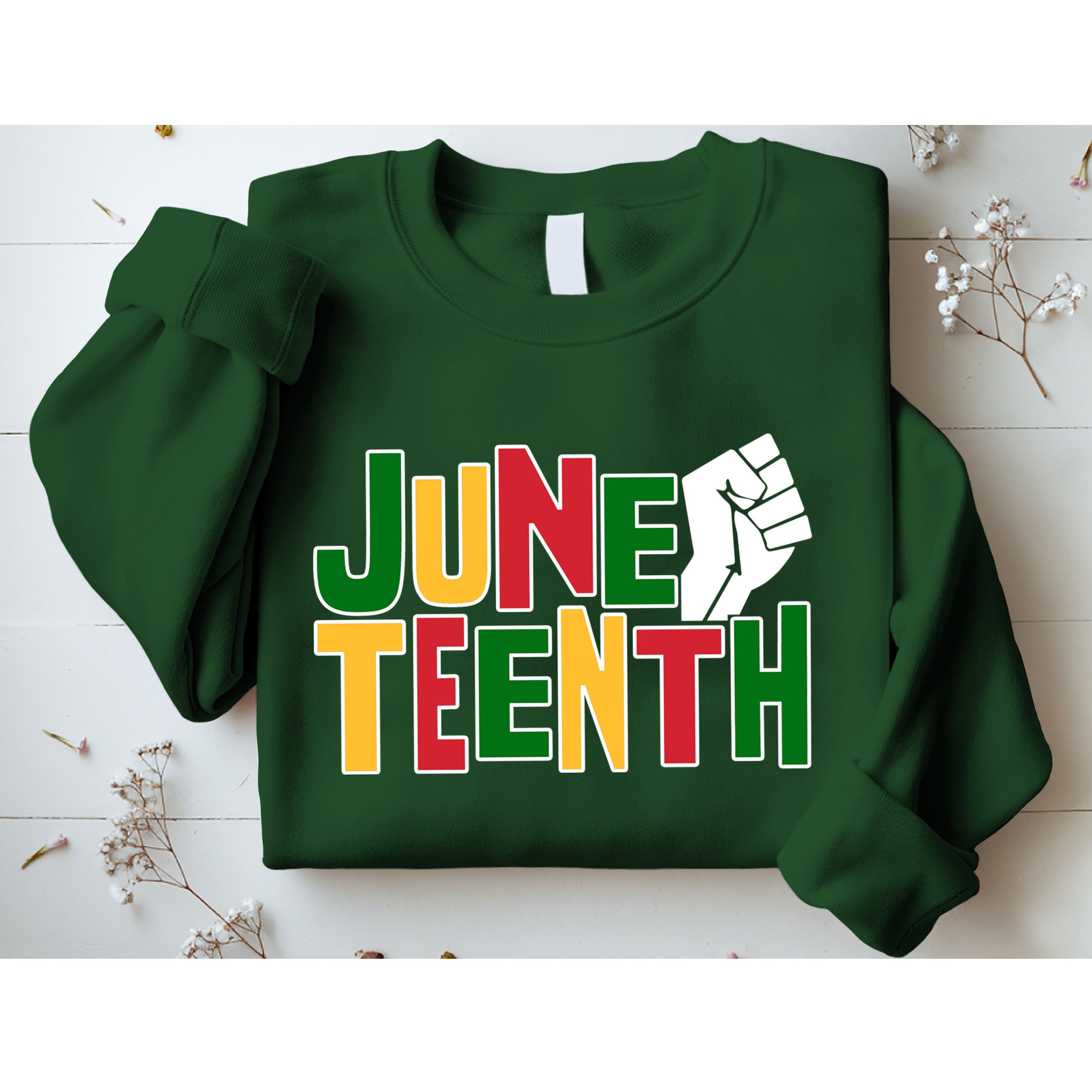 Juneteenth Day Black Power Sweatshirt