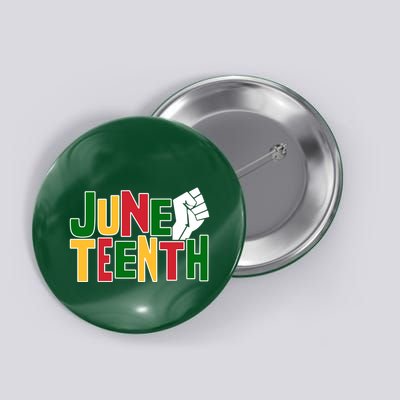 Juneteenth Day Black Power Button