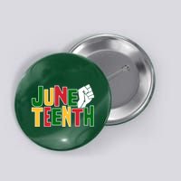 Juneteenth Day Black Power Button