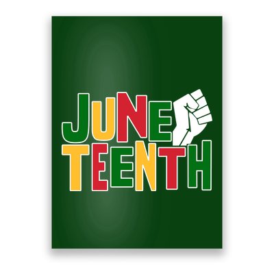 Juneteenth Day Black Power Poster