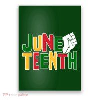 Juneteenth Day Black Power Poster
