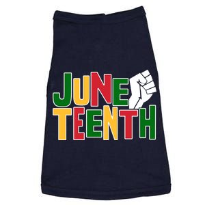 Juneteenth Day Black Power Doggie Tank