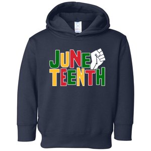 Juneteenth Day Black Power Toddler Hoodie