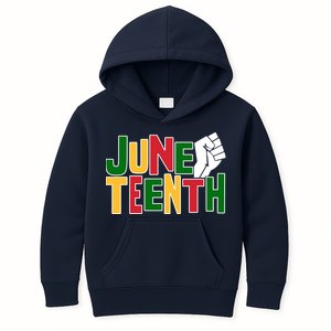 Juneteenth Day Black Power Kids Hoodie